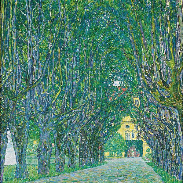 Allee zum Schloss Kammer, Gustav Klimt von Meisterhafte Meister
