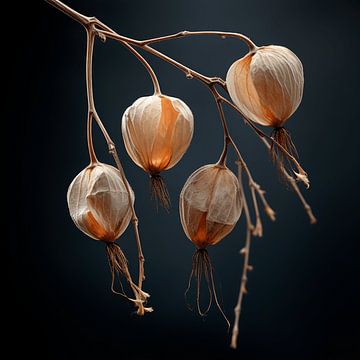 Autumnal Treasures: Dried Seeds of Trees by Karina Brouwer