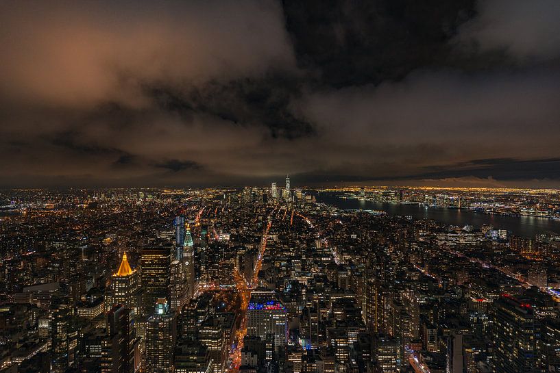 New York by Night van Lex van Doorn