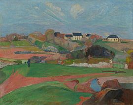 Paul Gauguin – Landscape near Le Pouldu, 1890 by Atelier Liesjes