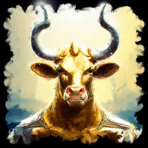 The warrior (art, gold series)