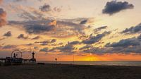 Zonsondergang bij de Pier van Scheveningen