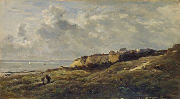 Kustlandschap in Normandië (Villerville-sur-Mer), Charles-François Daubigny