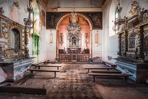 Verlassene Barockkapelle in Portugal.