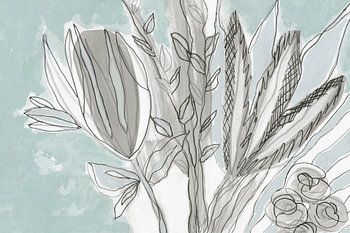 Soft Botanical Abstract
