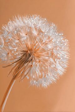 Dandelion in a Glittering Silent Moment by Eva Lee