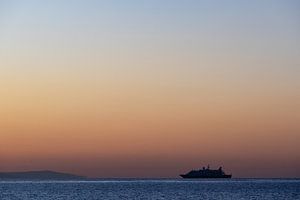 Sonnenaufgang am Strand von Malaga Andalusien!
