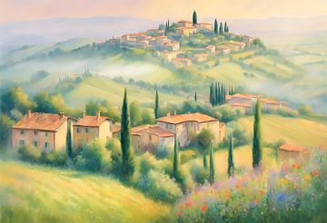 Summer in Tuscany by Kees van den Burg