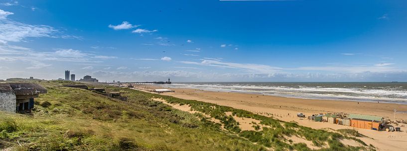 Scheveningen  Blick auf den Strand von Patrick van Dijk