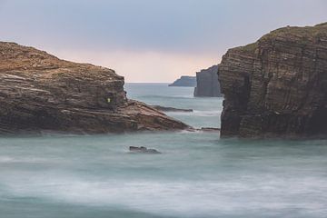 Playa de catedrales Galicia Spain by Peter Haastrecht, van