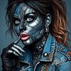 Denim Girl 3 van Knoetske