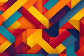 Geometrische Kunst 64051 von Wunderbare Kunst