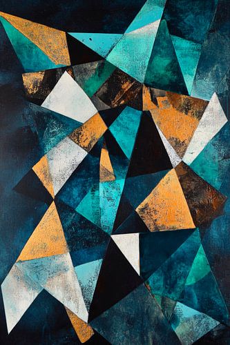 Geometric dreams - dancing colours
