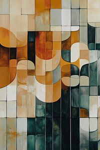 Abstrait dans les tons de terre