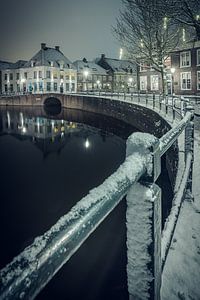 Amersfoort sous la neige en hiver