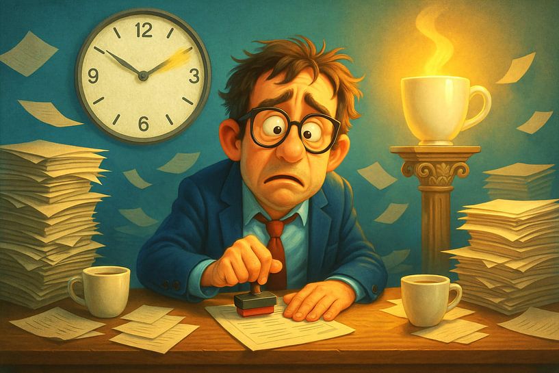 Die Kaffeetasse – wichtigstes Werkzeug im Amt von AD DESIGN Photo & PhotoArt