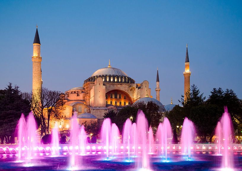 Hagia Sophia in Istanbul Türkei von Sjoerd van der Wal Fotografie