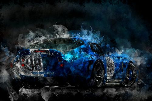 Shelby Daytona Coupé 's nachts