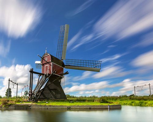 Lageveense molen in Lisse, Holland