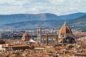 Cathédrale en ligne d'horizon à Florence sur Dennis van de Water