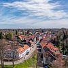 Drone panorama van het oude centrum van Elsloo van John Kreukniet