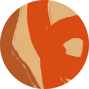 Schilderijen met zachte penseelstreken in Japandi stijl