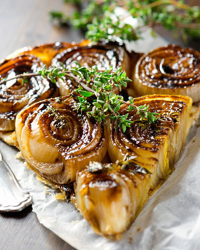 Rustic Onion Tarte Tatin
