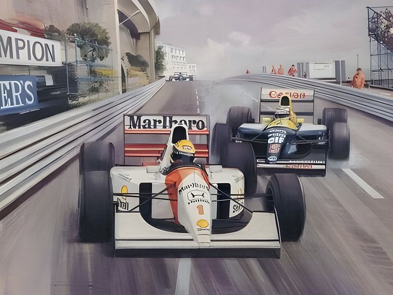 Aryton senna by Rivlows Art