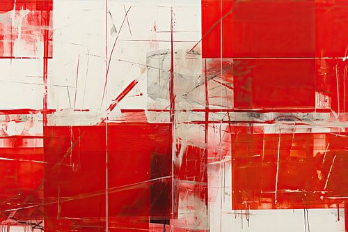 Abstraktes Rot