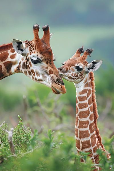 Giraffe van Poster Art Shop