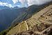 Uitzicht op de oude Inca-stad Machu Picchu. UNESCO-werelderfgoed, Latijns-Amerika van Tjeerd Kruse