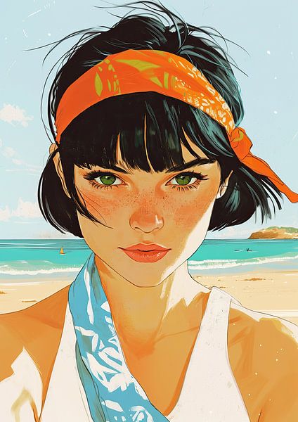 Summer illustration by Niklas Maximilian