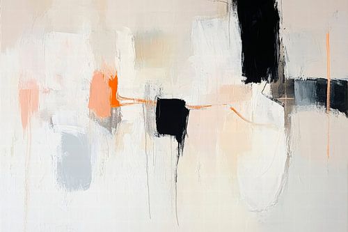 Composition abstraite en couleur - Minimaliste