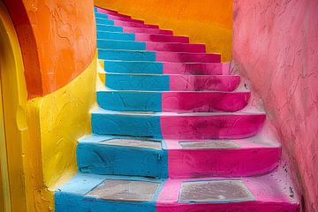 trappen in of rondom huis of gebouwen van Egon Zitter