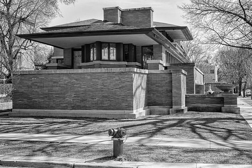 Das Robie-Haus von Frank Lloyd Wright in Chicago.
