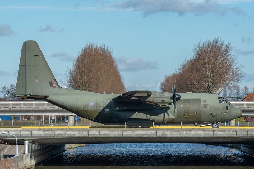 RAF C-130 Hercules visits Schiphol by Jaap van den Berg