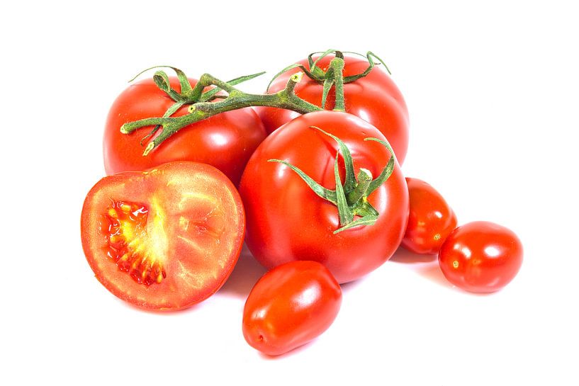 Vegetable isolated on a white background by Carola Schellekens