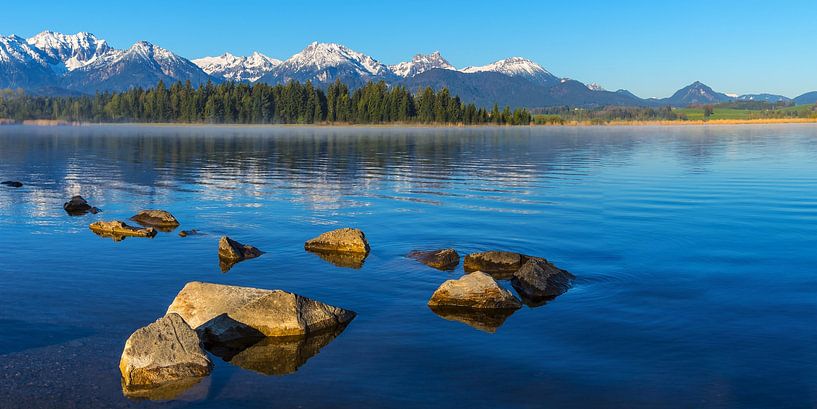 Morning mood at the Hopfensee by Walter G. Allgöwer