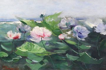 water lilies, KARL HAGEMEISTER, circa 1881 by Atelier Liesjes