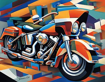 Abstract Art Illustration - Motoren 7 van Johanna's Art