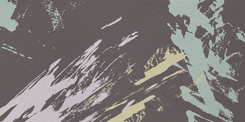 Abstracte minimalistische kunst in Wild Wonder Flexa kleuren IX