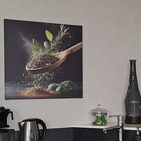 Photo de nos clients: explosion d'épices par Martin Mol, sur toile