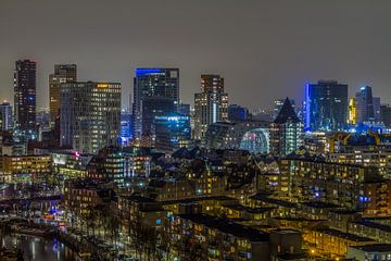Skyline van Rotterdam van MS Fotografie | Marc van der Stelt