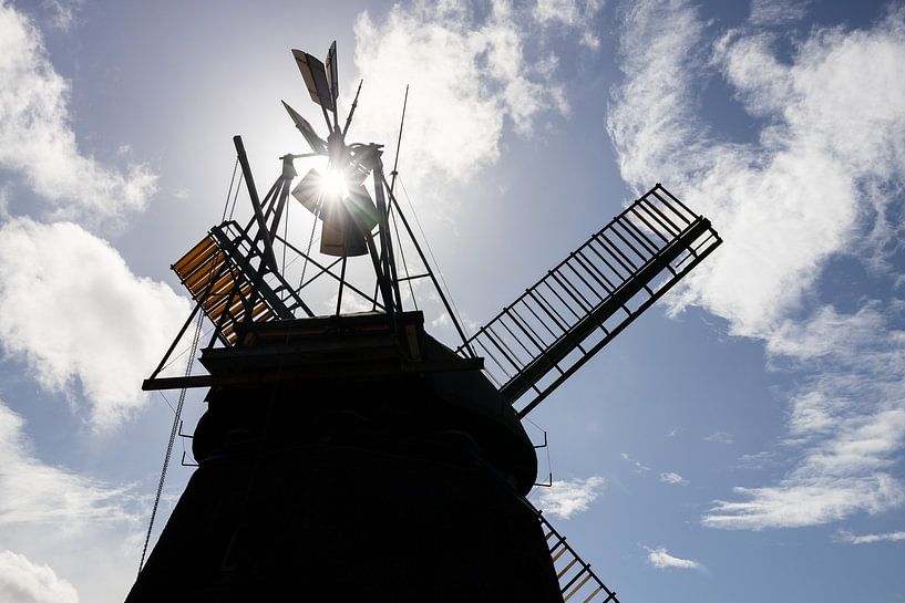 Windmill in sunlight by Christoph Schaible
