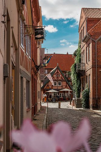 Straße in Lauenburg Deutschland