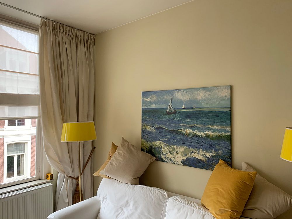 Seenlandschaft in der Nähe von Les Saintes-Maries-de-la-Mer - Vincent Van Gogh 