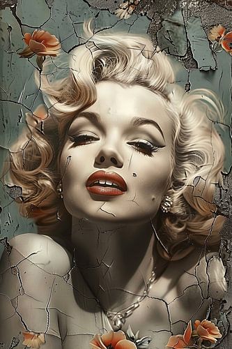 woman Glamour look retro style