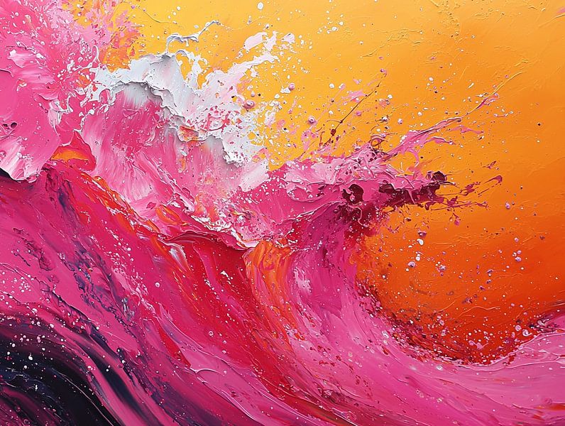 Rosa Wellen_2 von Bianca Bakkenist