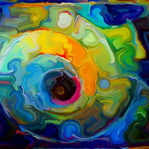 abstrakte digitale Kunst