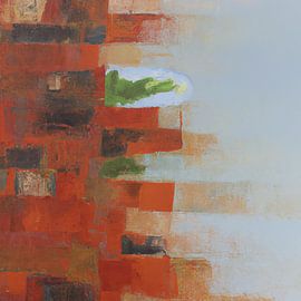 abstraktes Fenster von Karin van Bylevelt